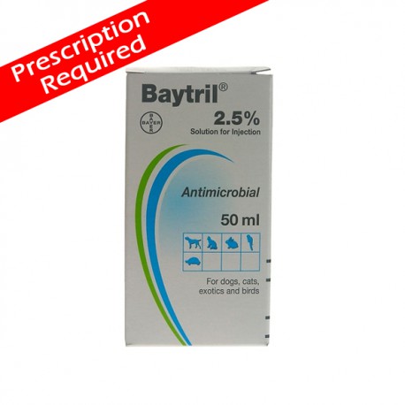 Baytril 2.5 injection 50ml