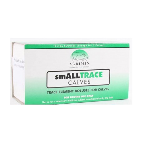 Agrimin Small Trace Trace Element Bolus for Calves - 10 x 46g (5 Doses)